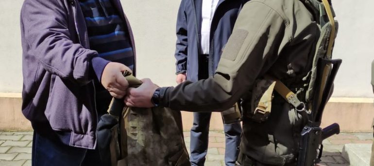 The Head of the CO “Boumbouras Foundation” supports the Ukrainian military